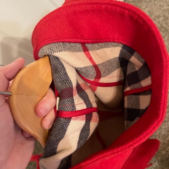 Burberry Brit Red Pea coat - Picture 5 of 11